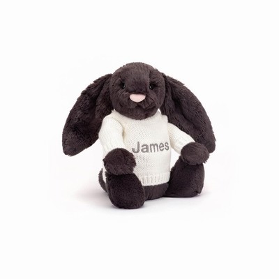 Jellycat Bashful Inky Conejo with Cream Jumper | UPCI-62504